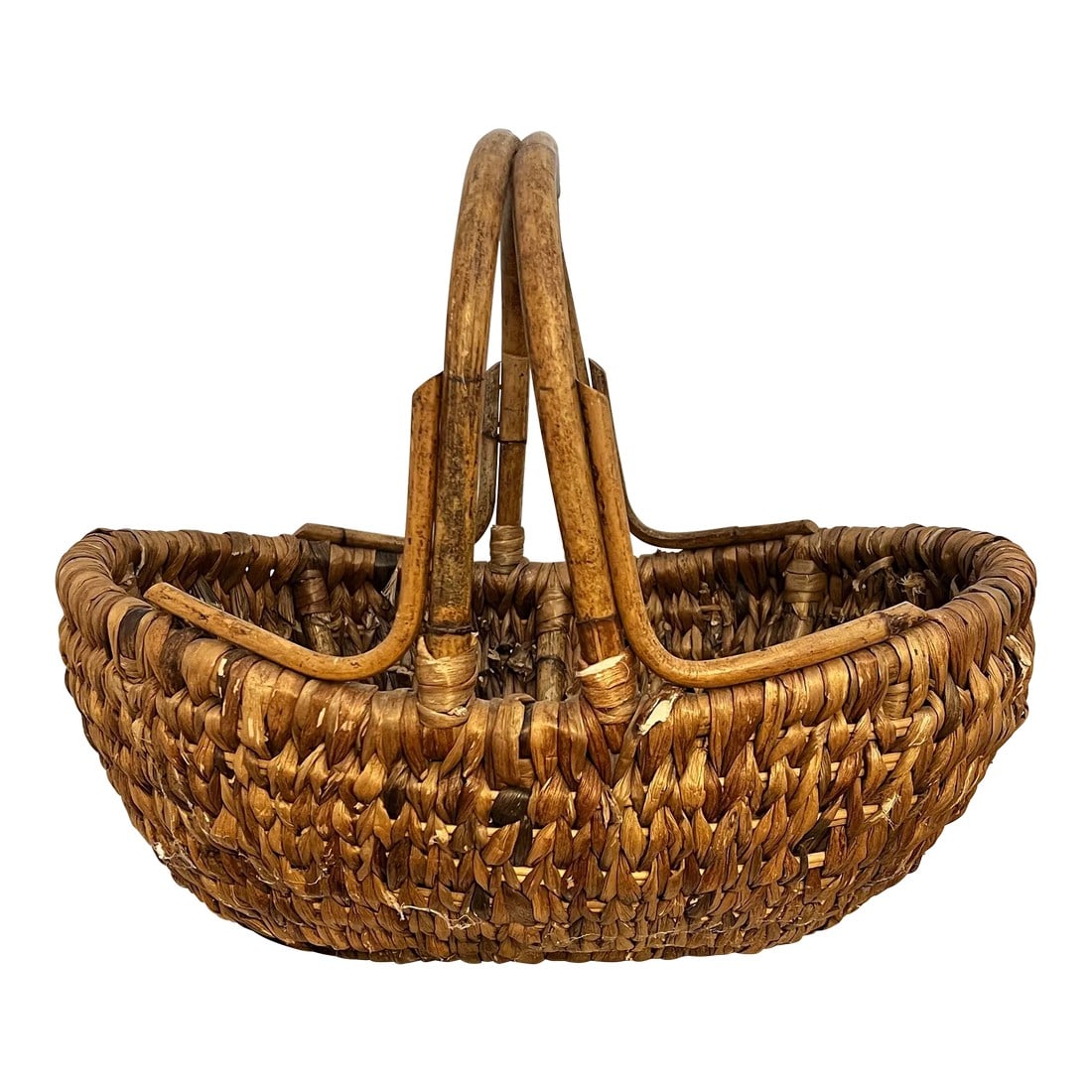 Bamboo and Seagrass Basket (1 of 8)