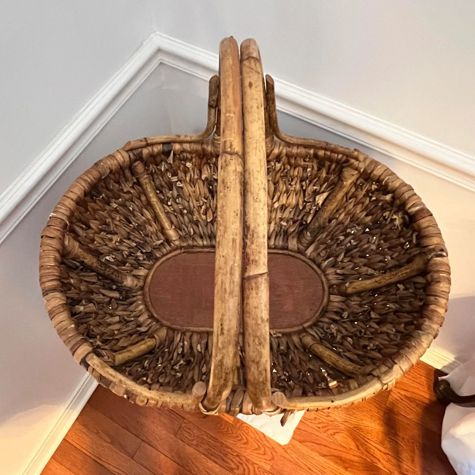 Bamboo and Seagrass Basket - 3