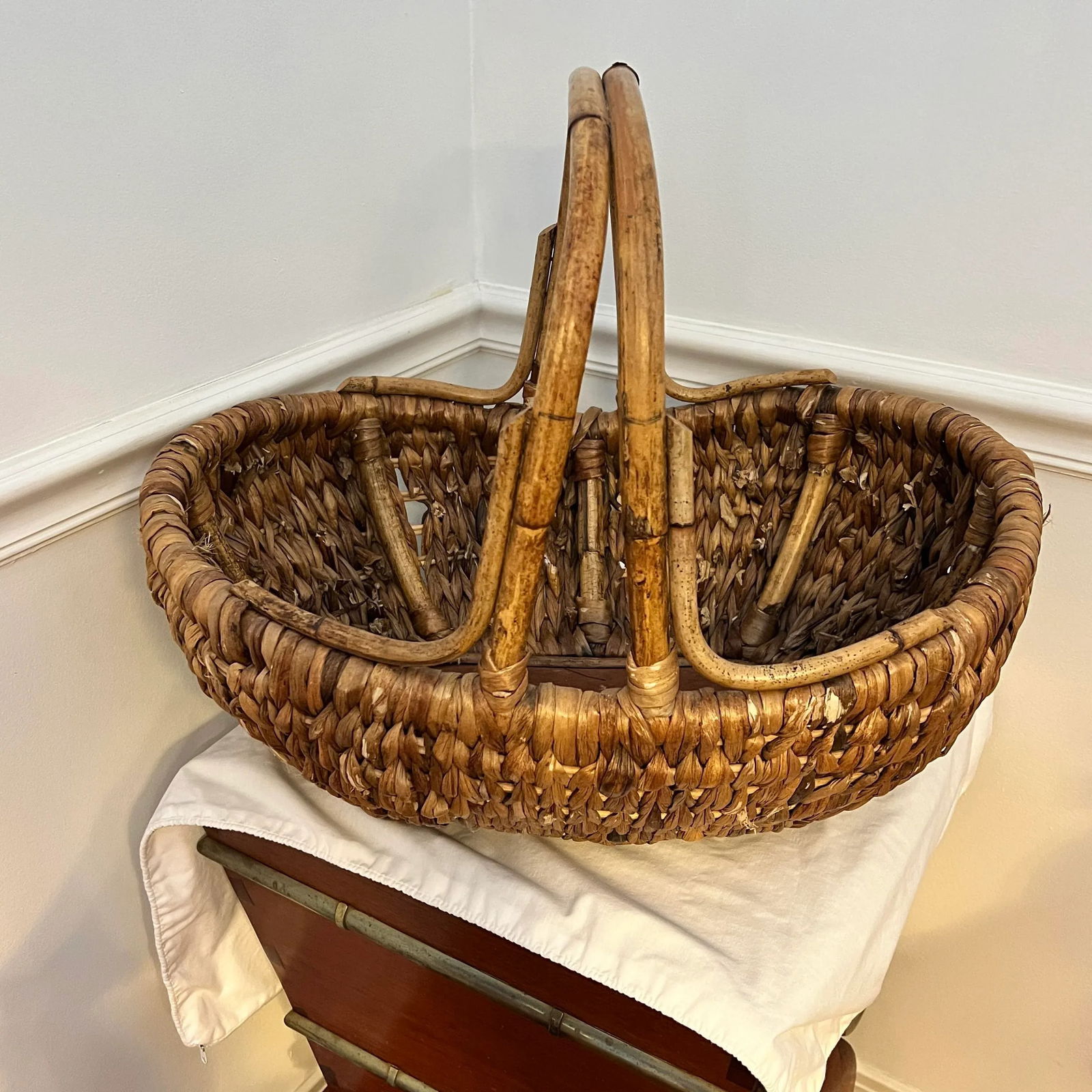 Bamboo and Seagrass Basket - 5