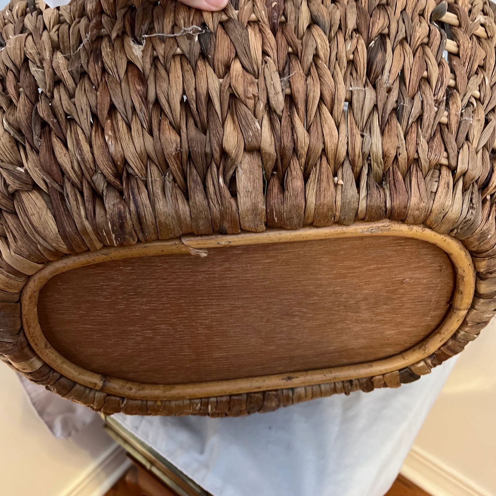 Bamboo and Seagrass Basket - 7