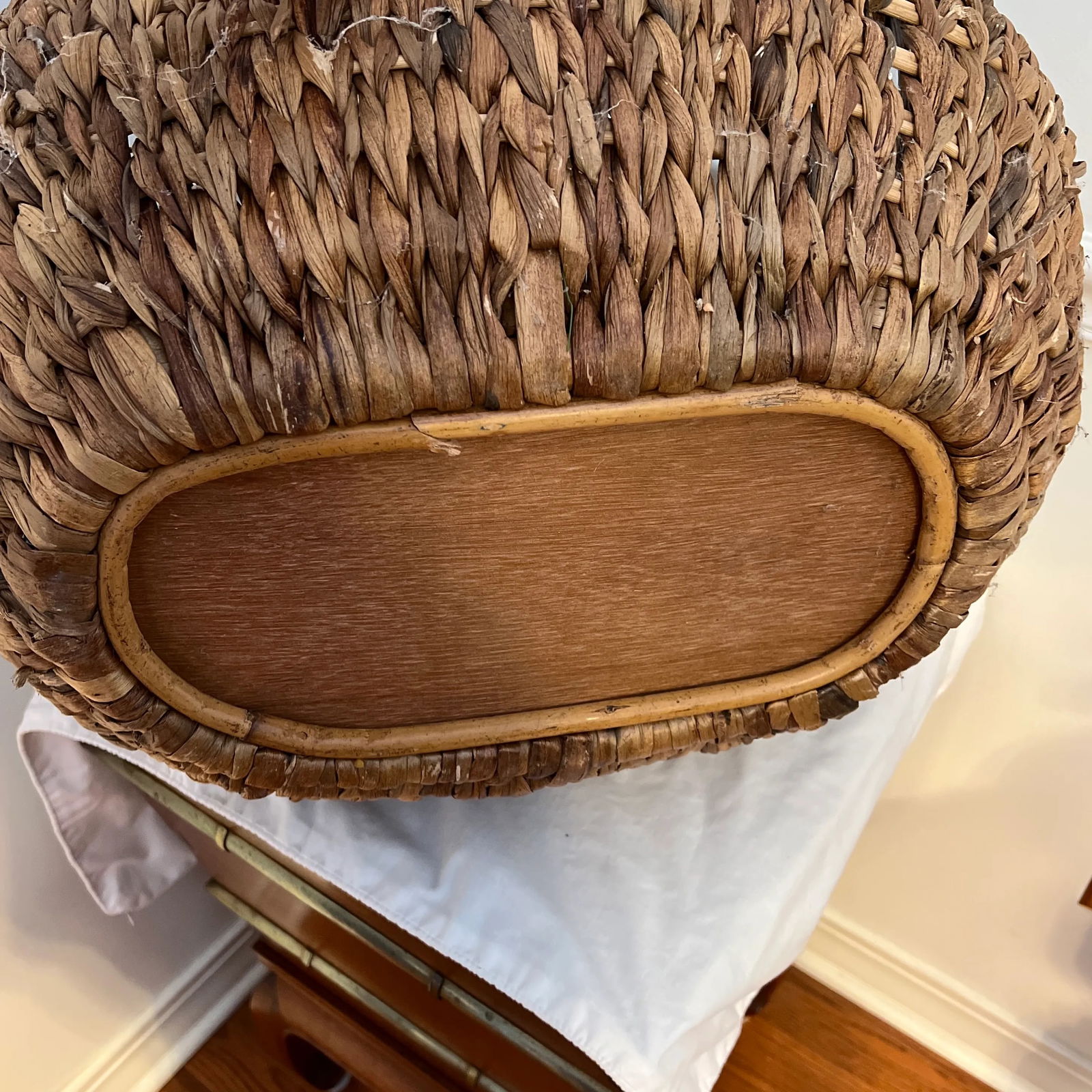 Bamboo and Seagrass Basket - 8