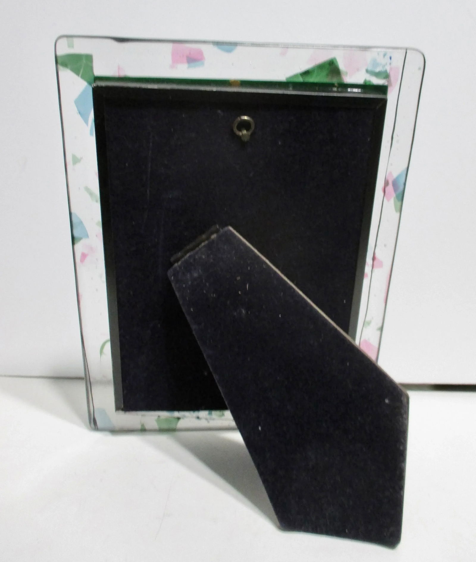 Dichroic Fused Art Glass Photo Frame Circa 80s' - 3