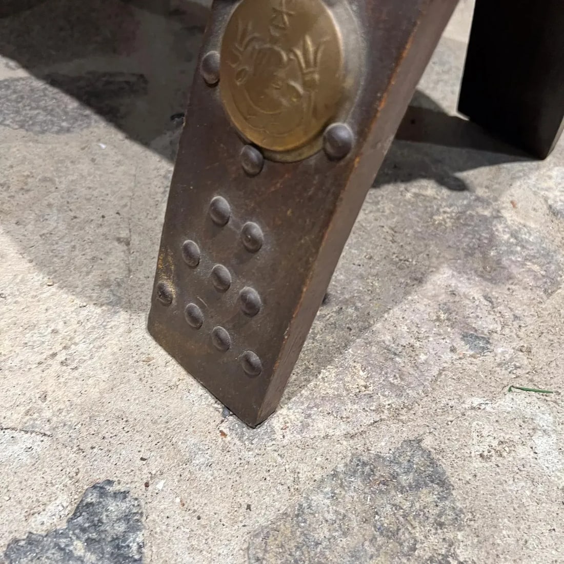 1950s Moroccan Camel Stool Red Leather - 9