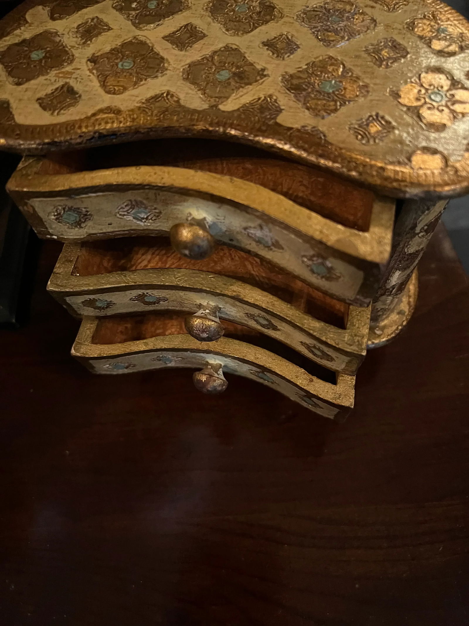 1960s Florentine Jewelry Box - 3