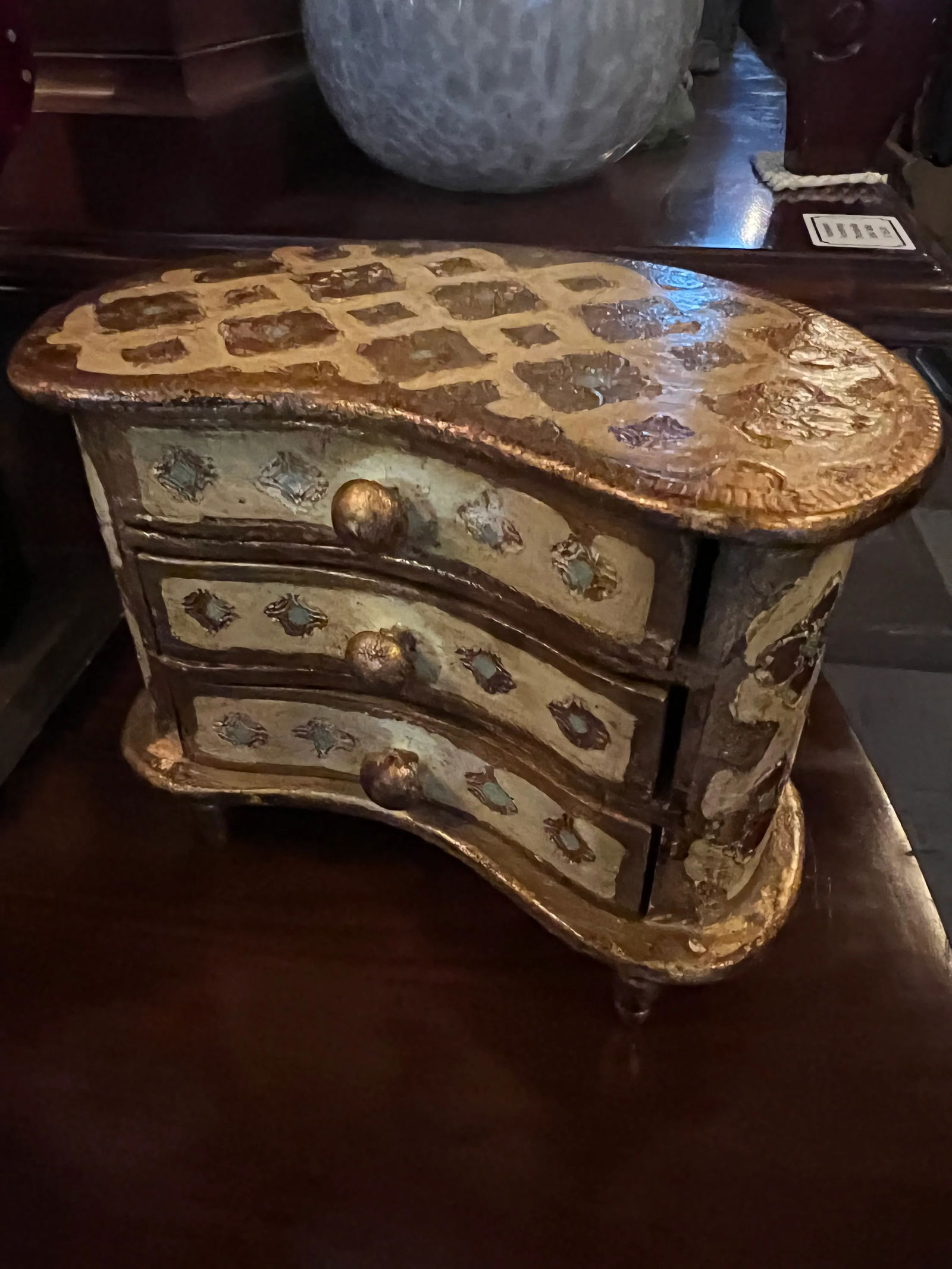 1960s Florentine Jewelry Box - 4