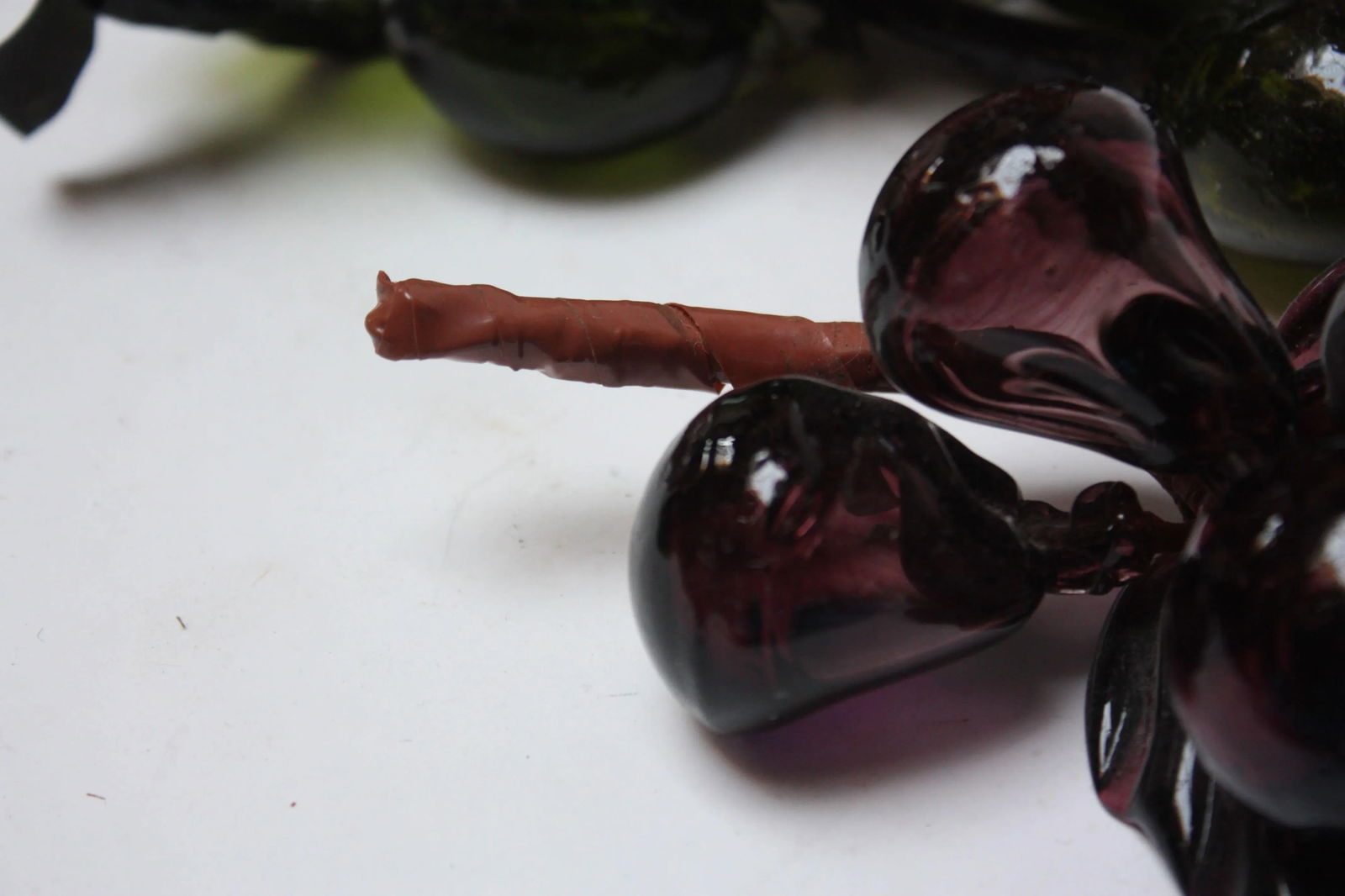 Set of Three Vintage Blown-Glass Grape Clusters - 7