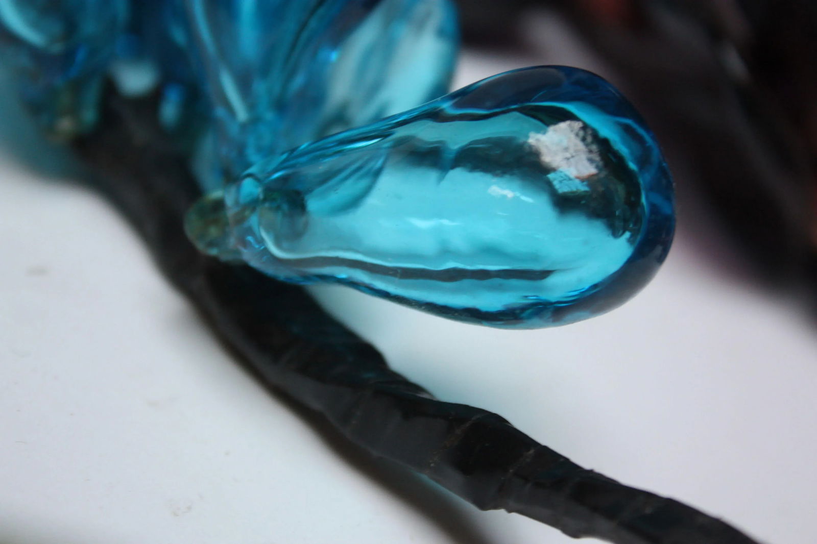 Set of Three Vintage Blown-Glass Grape Clusters - 9