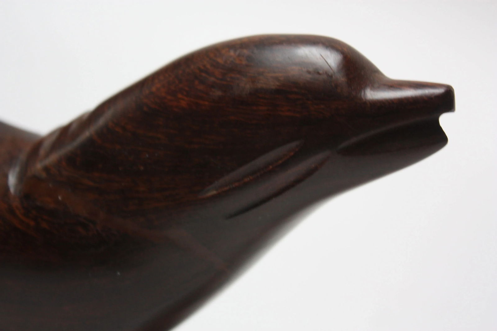 Vintage Ironwood Sea Lion Sculpture - 6