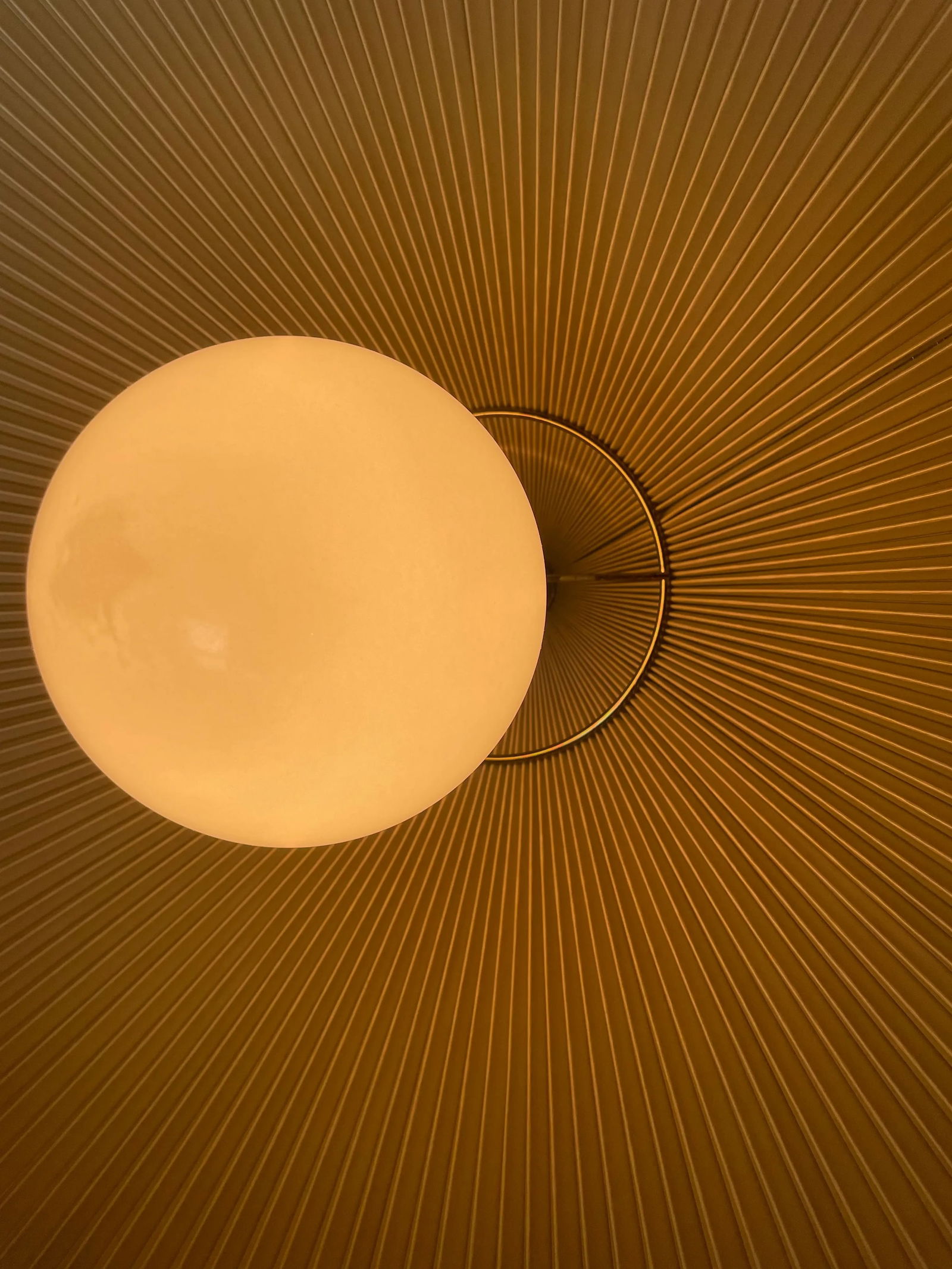 1970s Danish Caprani Pleated Swag Lamp - 8