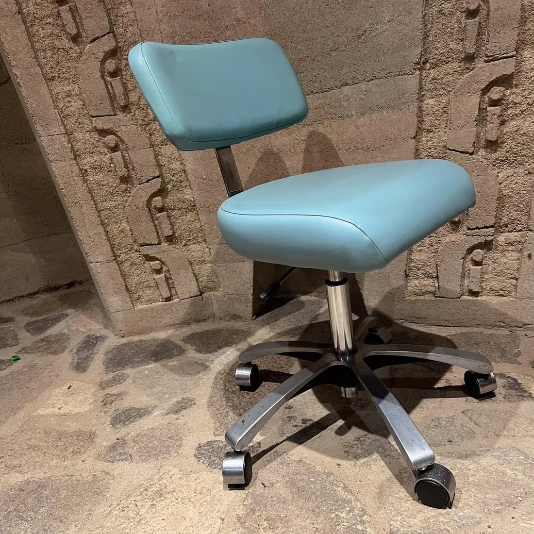 1970s Deluxe Brewer Desk Chair Doctor Stool Del Tube Corp - 6