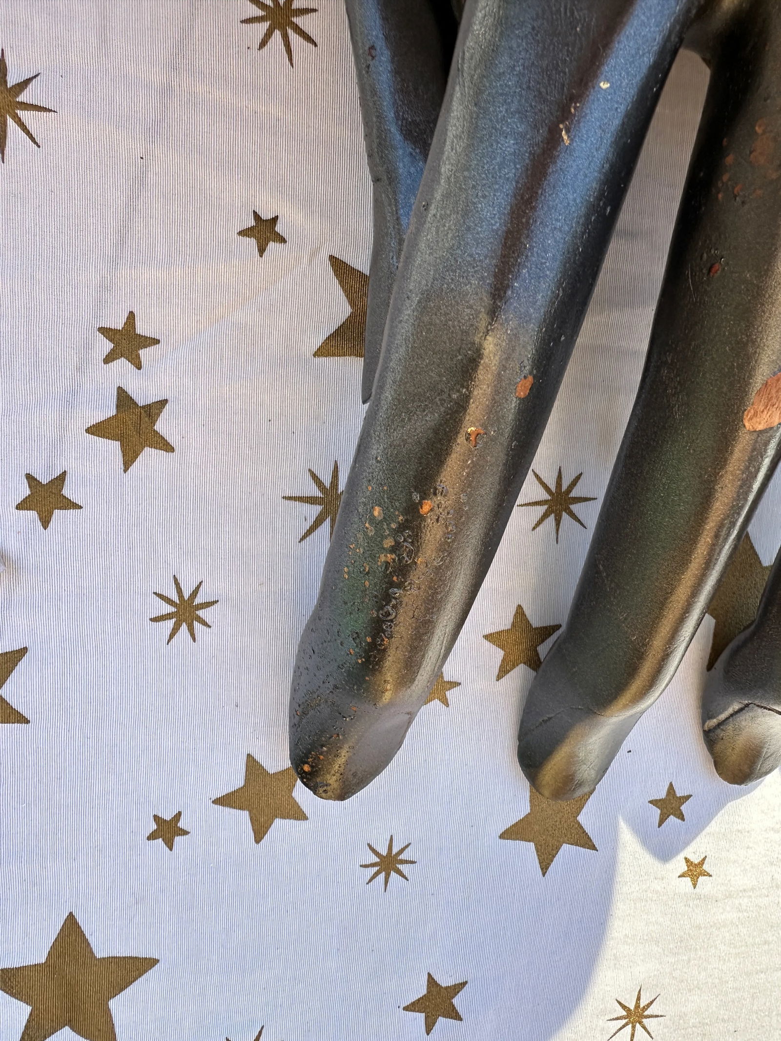 1970s Ebonized Wooden Hand Bowl - 10