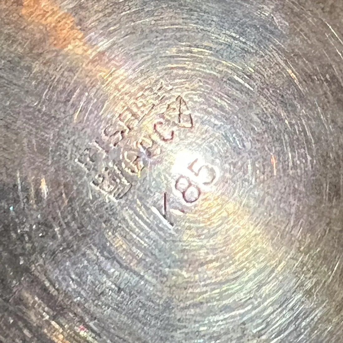 1960s Modernist Silverplated Serving Dish Fisher - 8