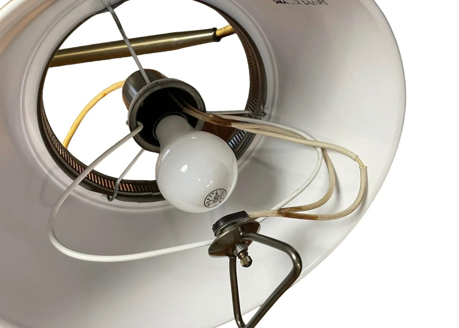 1960s Brass Tole Wall Lamp - 3