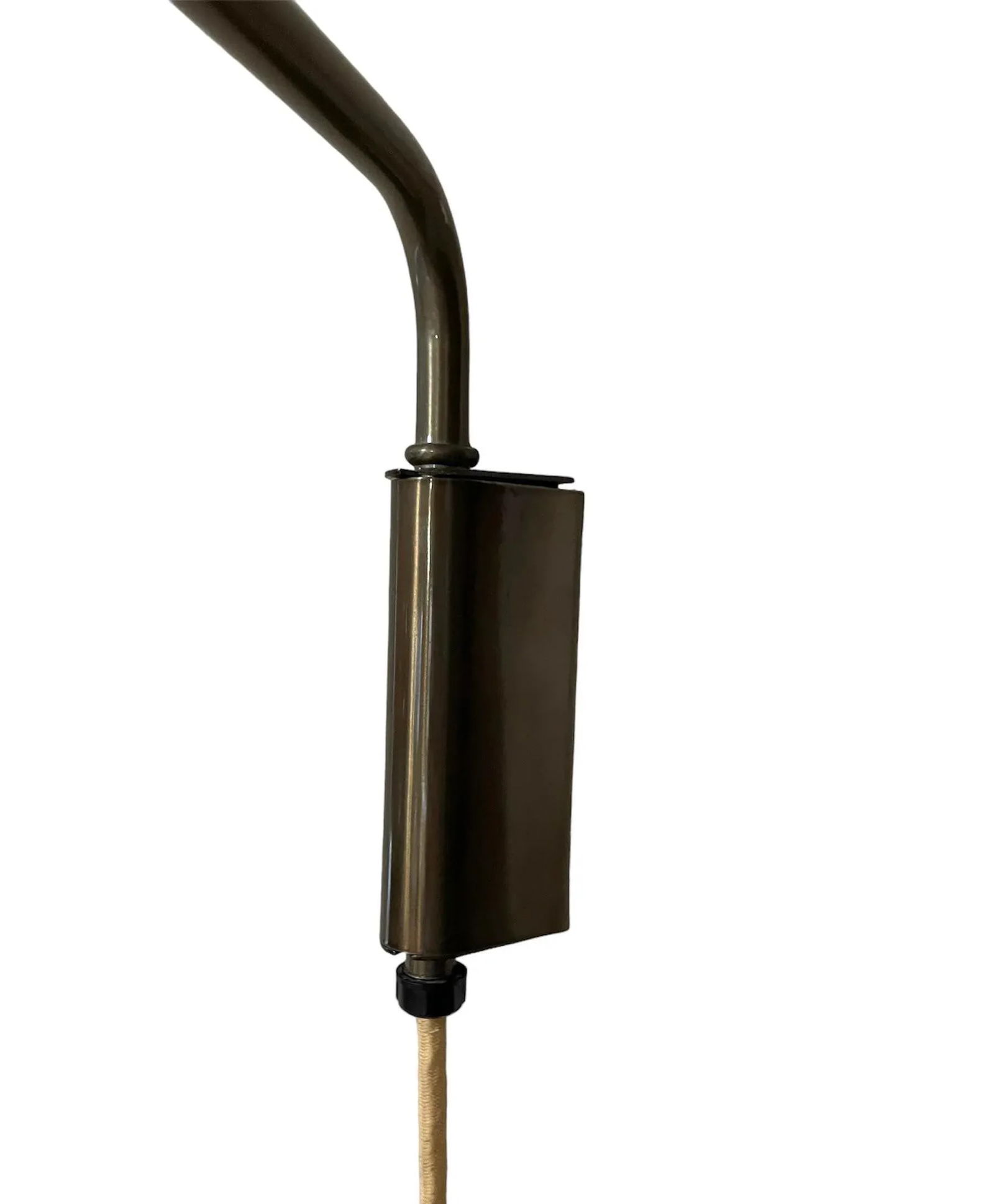 1960s Brass Tole Wall Lamp - 5