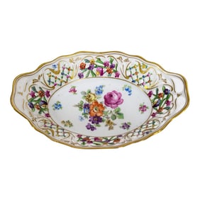 Schumann Bavaria Sch 55 Reticulated Oval Dish