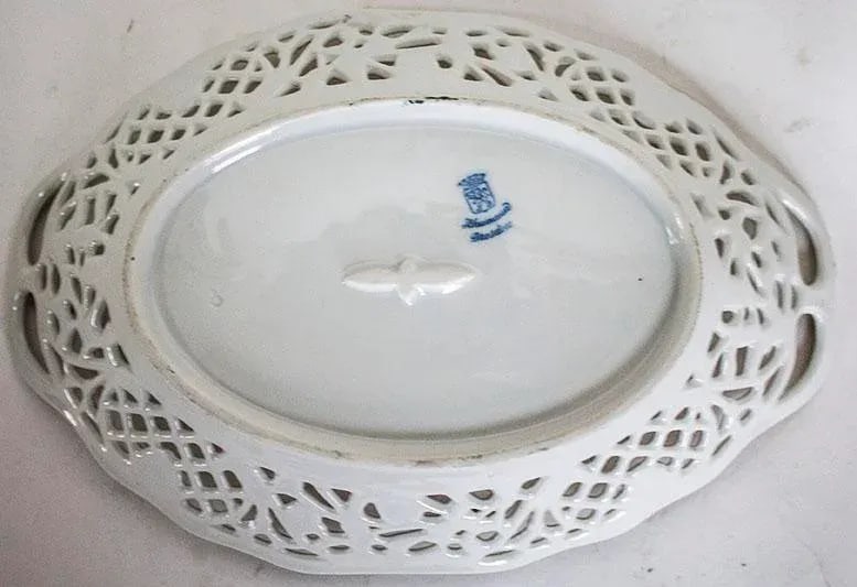 Schumann Bavaria Sch 55 Reticulated Oval Dish - 3