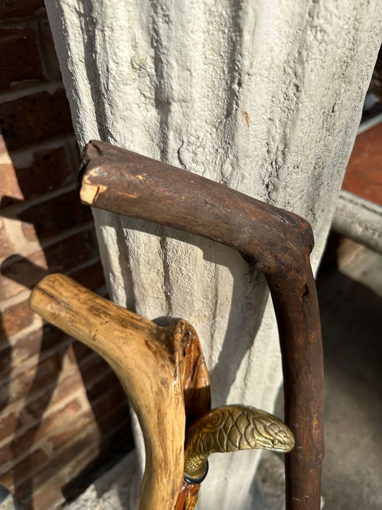 Pair of 1970s Wood Walking Sticks - 2