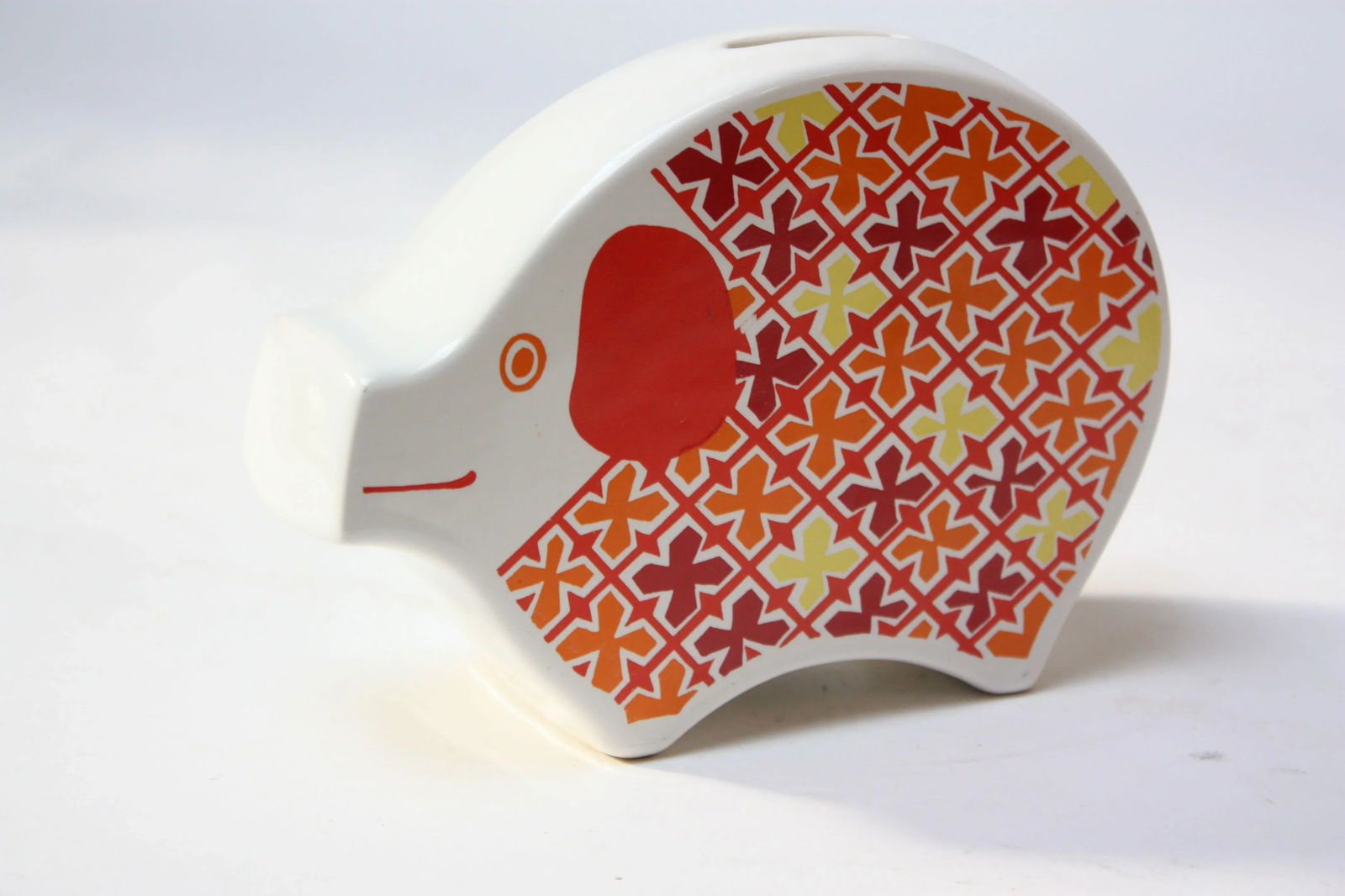 Mid Century Modern English Elephant 'Money Box' / Piggy Bank by Carlton Ware - 2