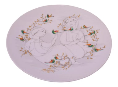 Bjørn Wiinblad for Rosenthal Studio Line Decorative Plate