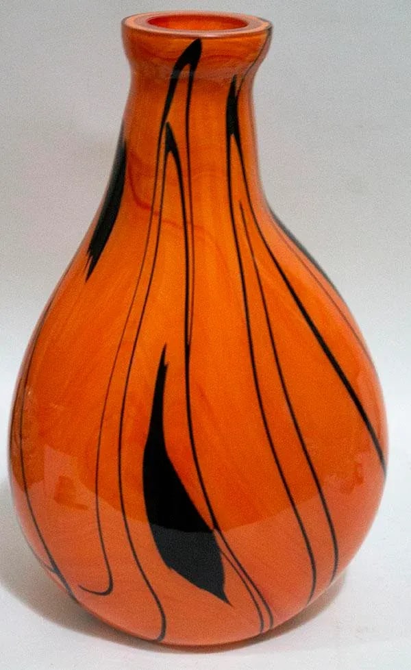 Makora Mouth Blown Polish Vase - 4