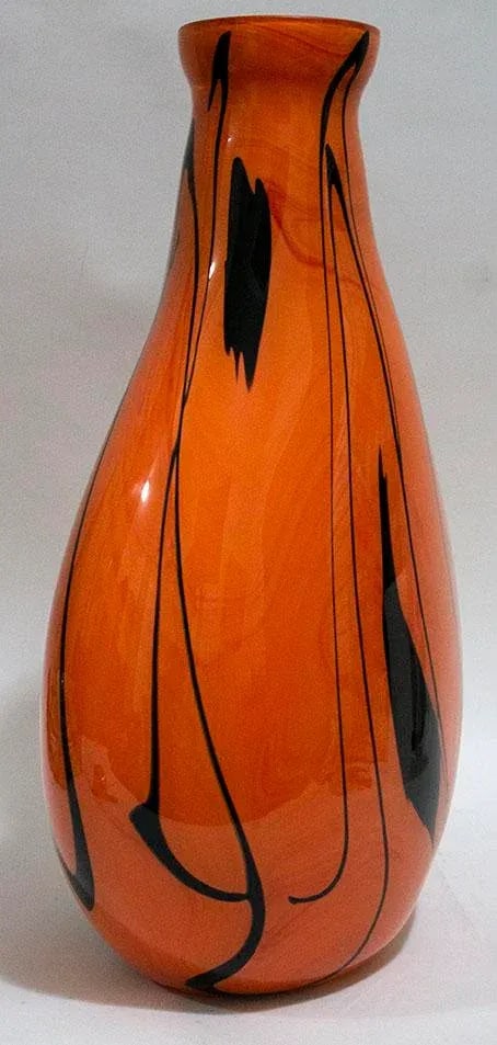 Makora Mouth Blown Polish Vase - 5