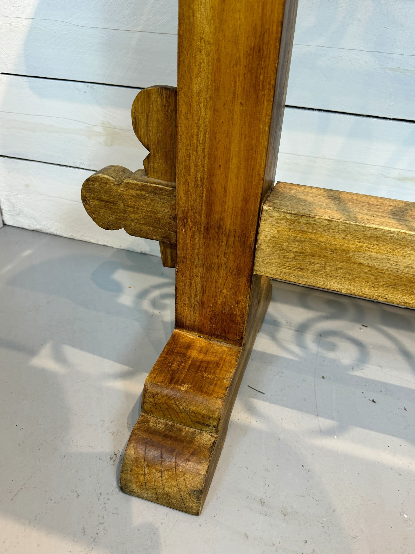 Late 20th Century Vintage Rustic Console Table - 11