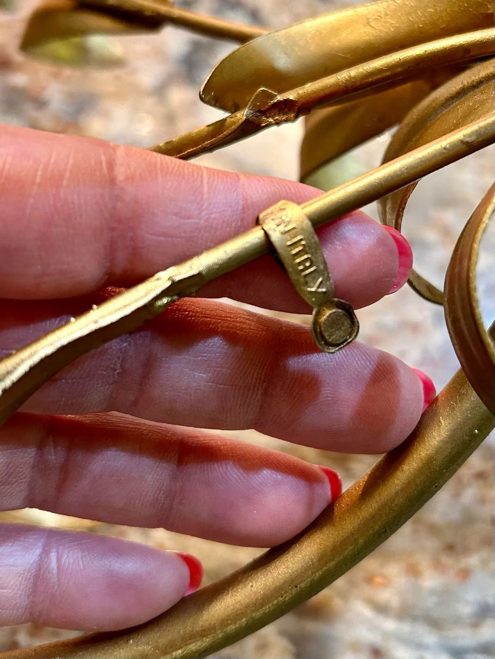 In the Style of Hans Kögl Hollywood Regency, Petite Glass and Brass Accent/Coffee Table, - 9