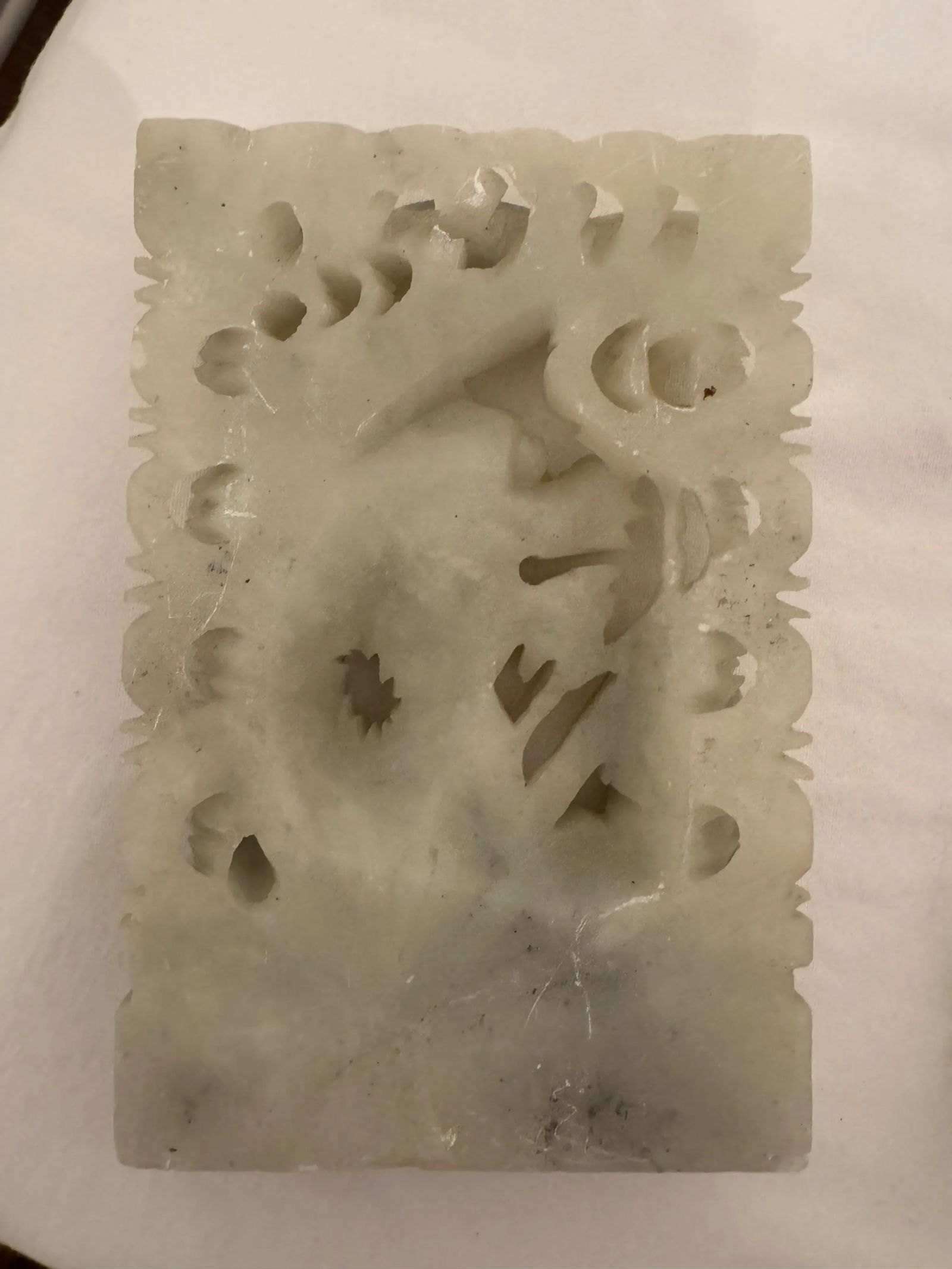 Pair of Late 19th Century Carved Onyx Dragon Asian Bookends - 10