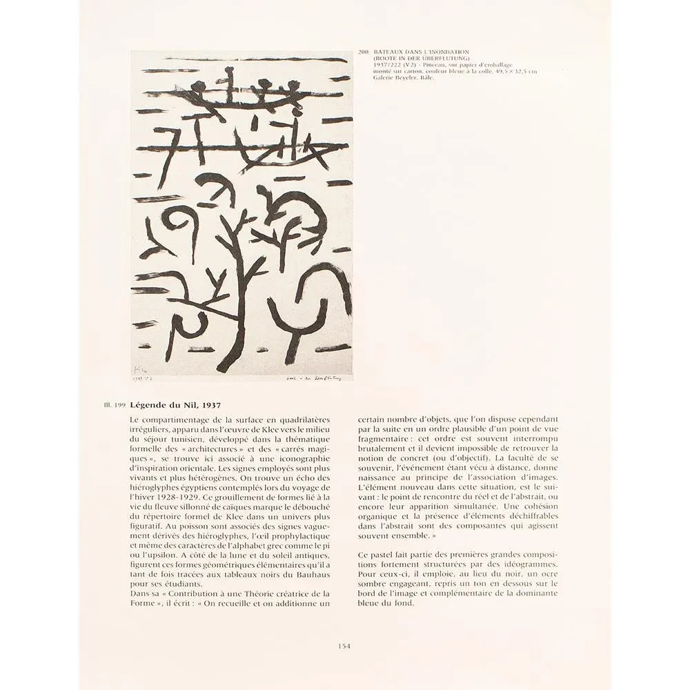 1989 After Paul Klee "Legend of the Nile", Full-Color Print From France - 6