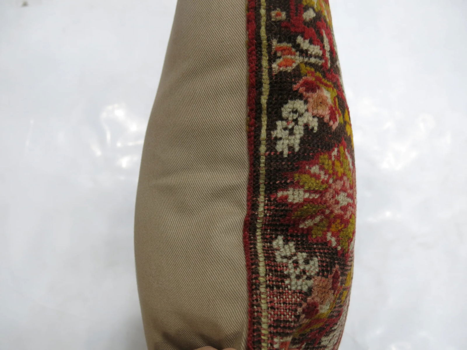 Mid 20th Century Red Turkish Rug Pillow - 2