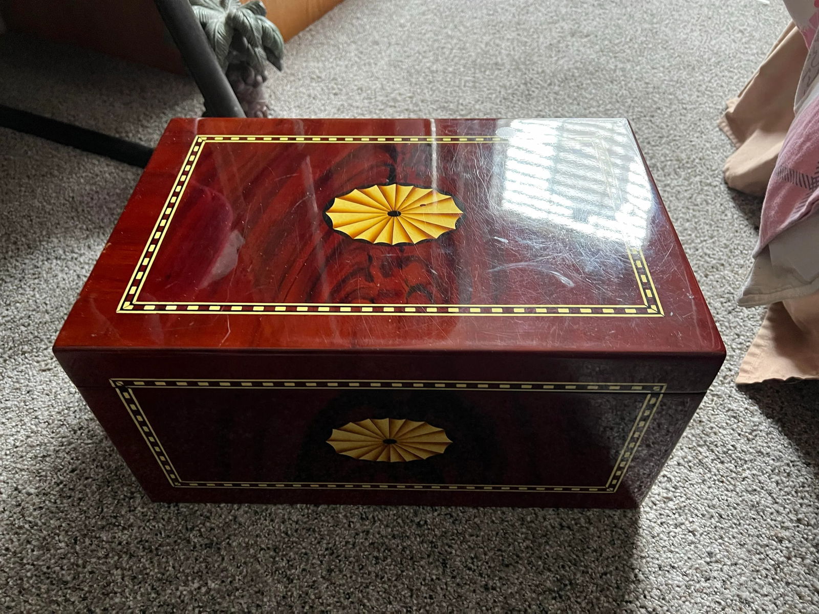 1970s Wooden Cigar Humidor - 7