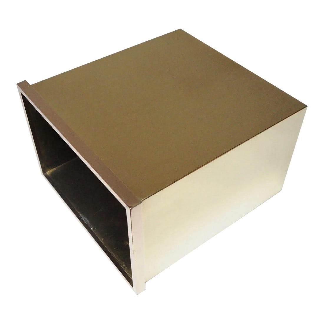 Vintage Hollywood Regency Style Polished Brass Wastebasket/Umbrella Stand (1 of 12)