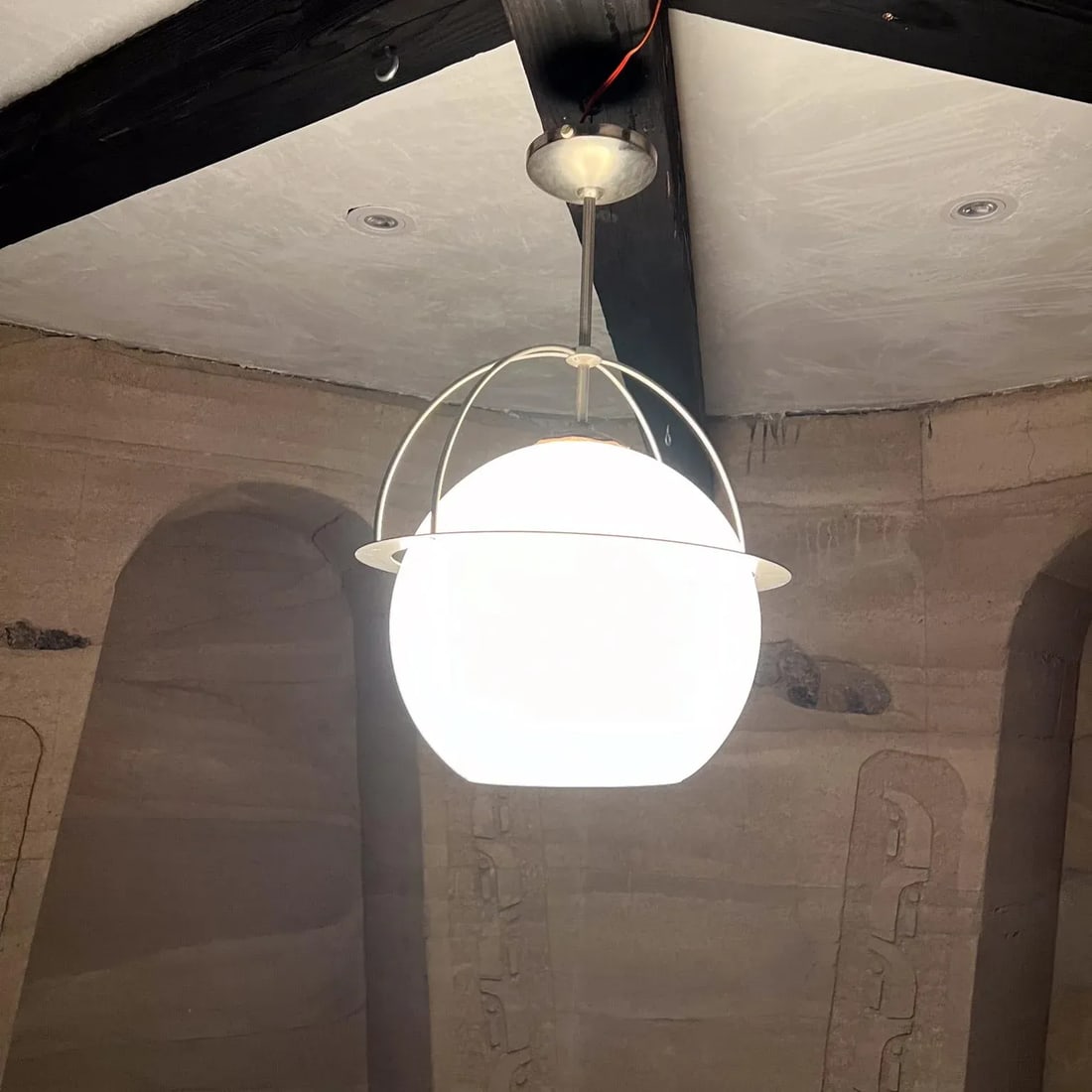 1960s Style of Vico Magistretti Omega Pendant Suspension Lamp - 10