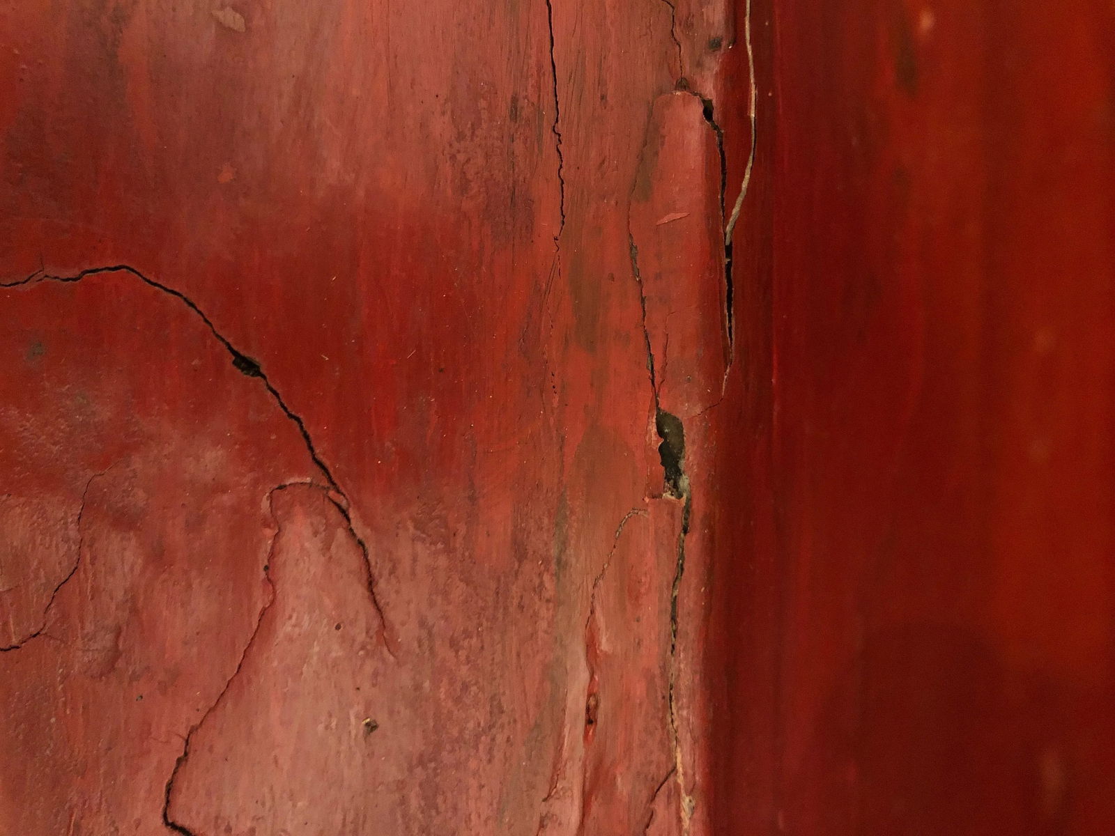 19th Century Chinese Box in Faded Cinnabar - 9