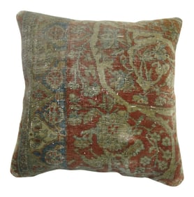 19th Century Kashan Pillow