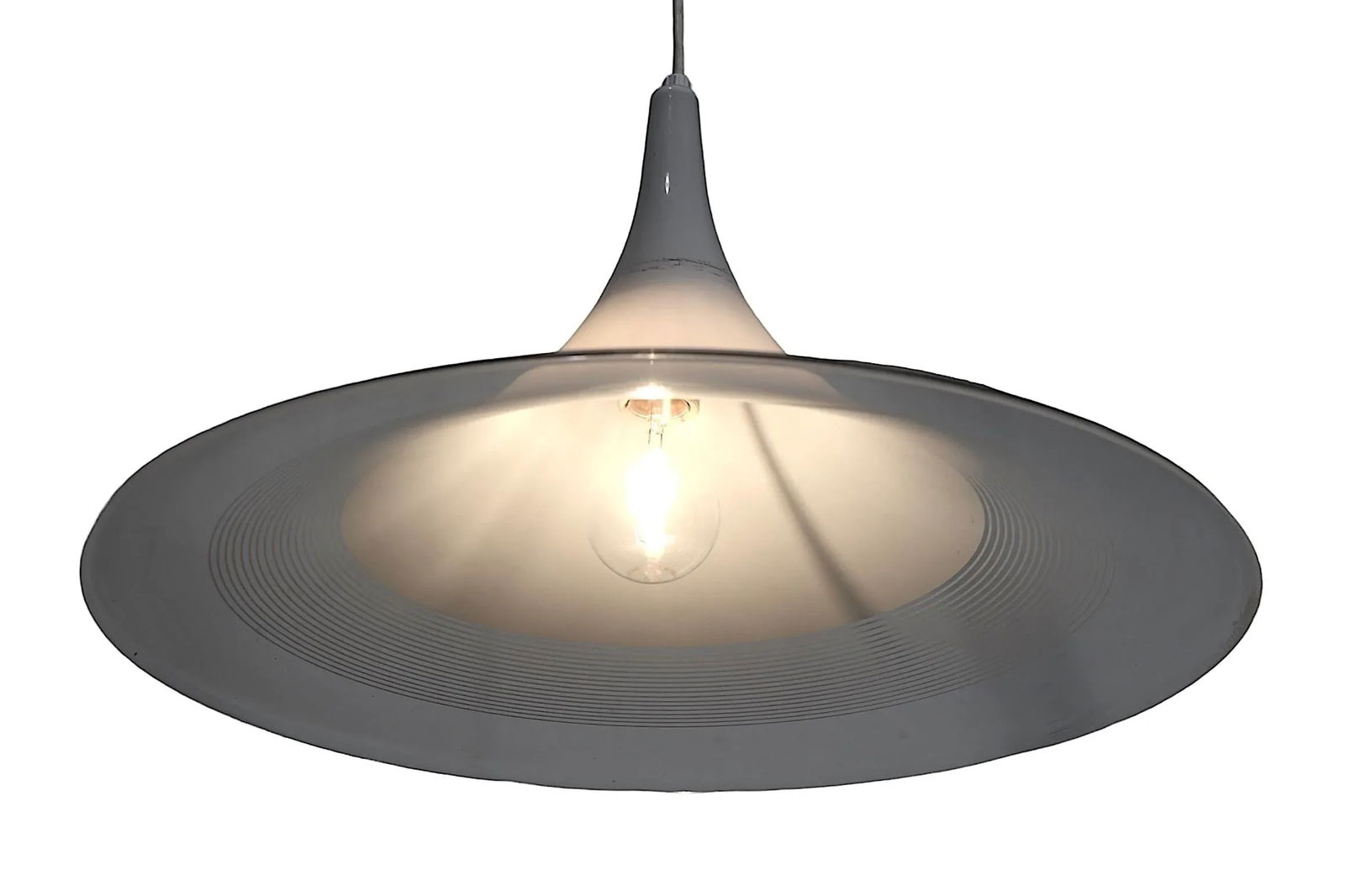 Mid Century Post Modern Plastic Witches Hat Pendant C 1960/70's - 6