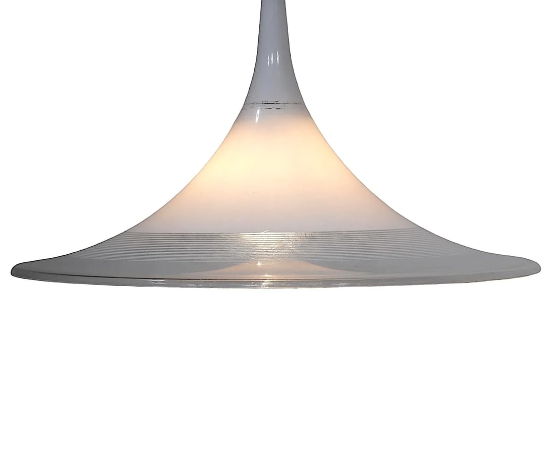 Mid Century Post Modern Plastic Witches Hat Pendant C 1960/70's - 7