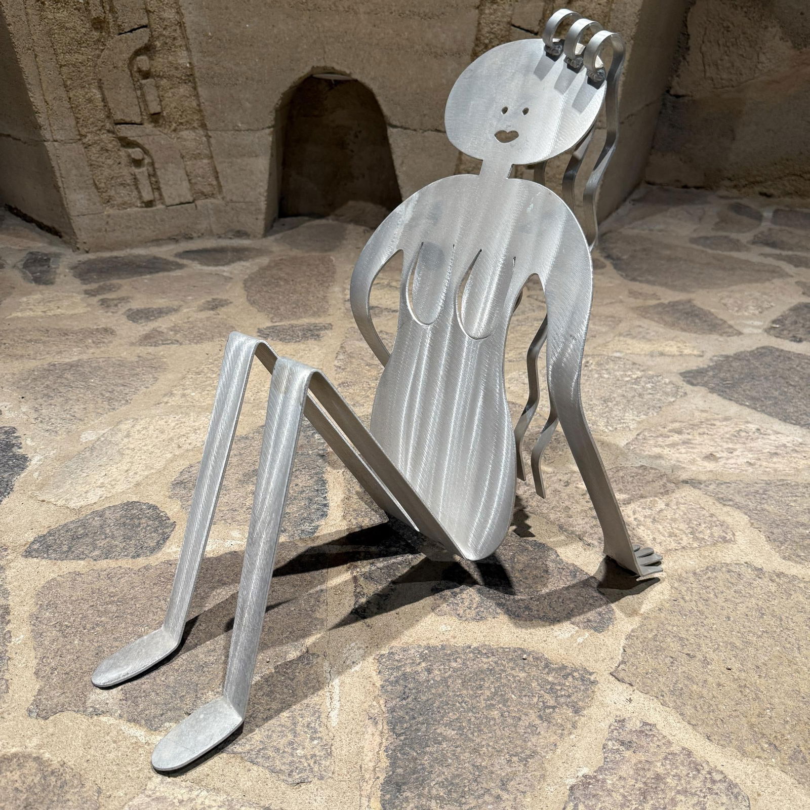 1990s Postmodern Girl Magazine Holder Fred Garbotz Rockledge Design Studio - 10