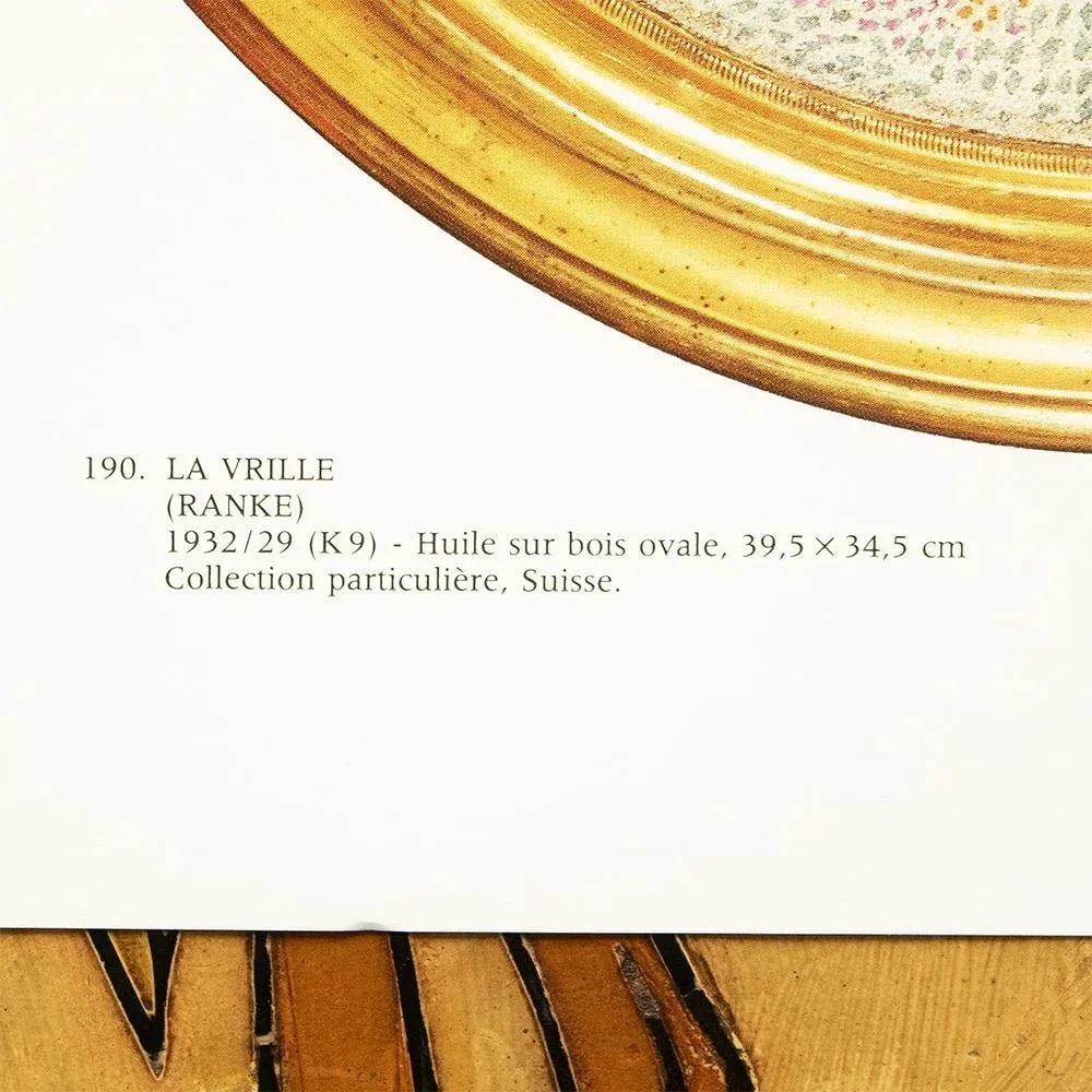 1989 After Paul Klee "Tendril (Ranke)", Full-Color Print From France - 4