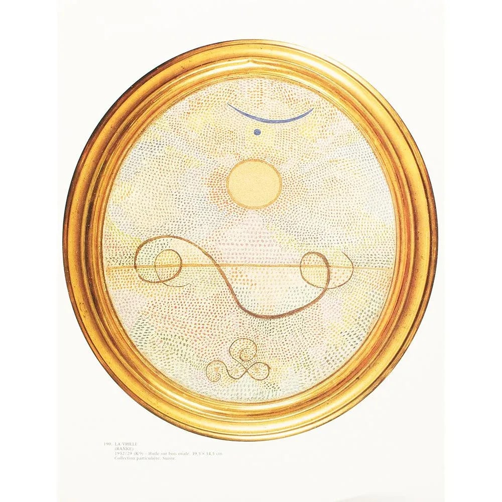 1989 After Paul Klee "Tendril (Ranke)", Full-Color Print From France - 6