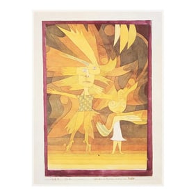 1989 After Paul Klee "Genies (Figures From a Ballet)", Full-Color Print From France