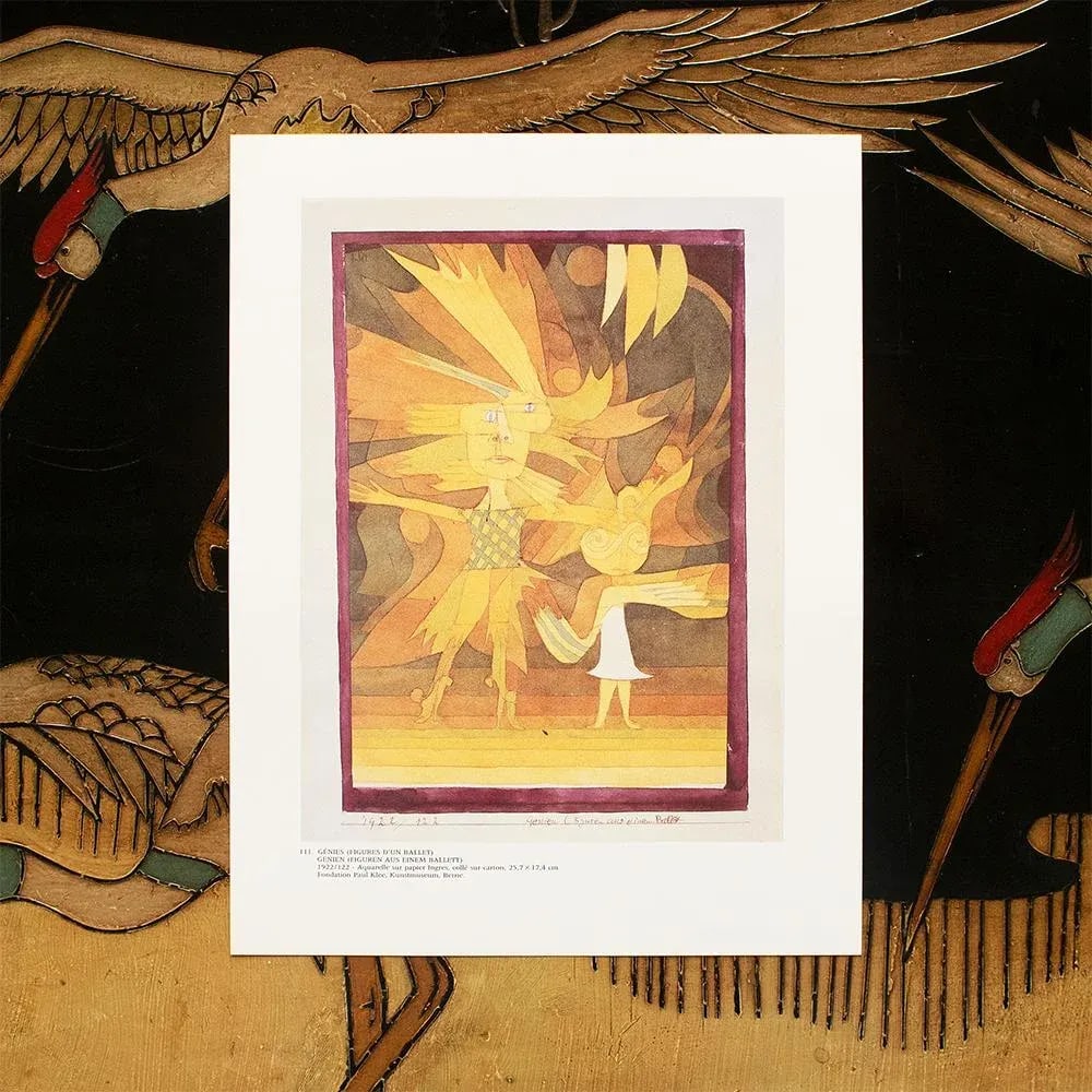 1989 After Paul Klee "Genies (Figures From a Ballet)", Full-Color Print From France - 3
