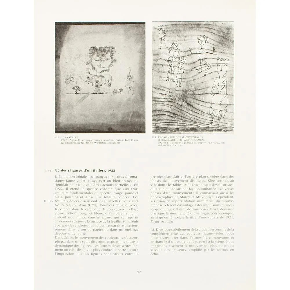 1989 After Paul Klee "Genies (Figures From a Ballet)", Full-Color Print From France - 5