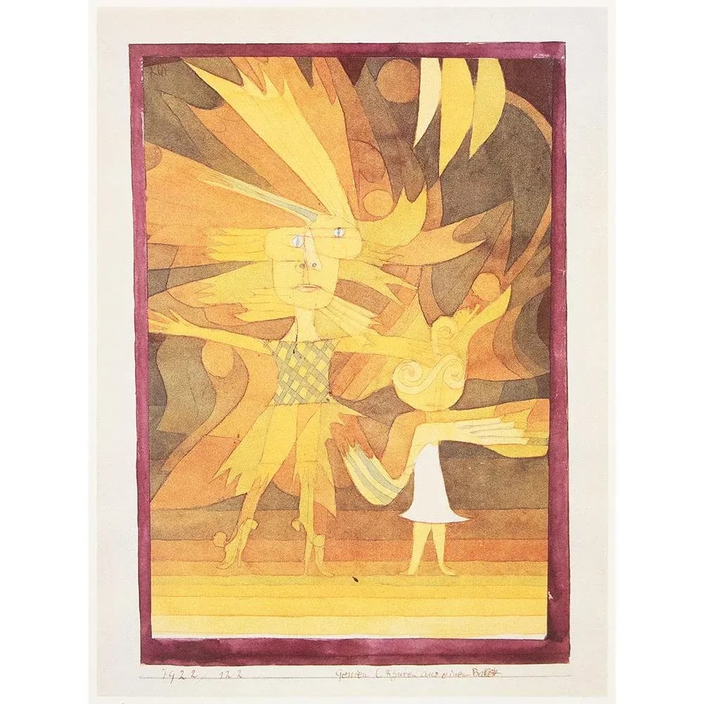 1989 After Paul Klee "Genies (Figures From a Ballet)", Full-Color Print From France - 7