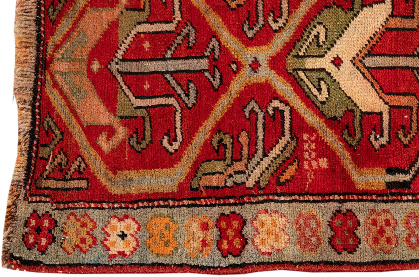 Vintage Persian Rug, 2'8" X 5'4" - 5