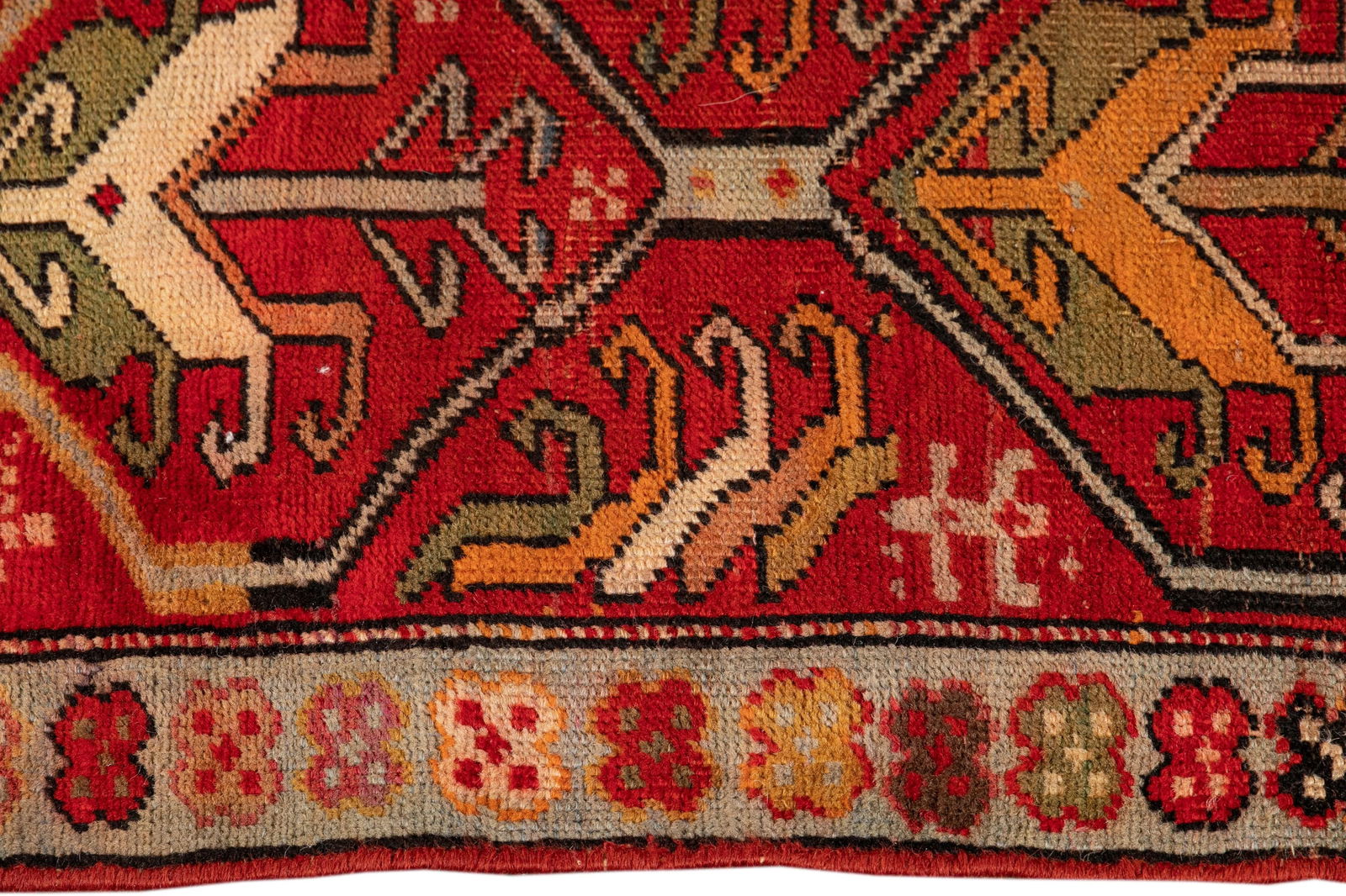 Vintage Persian Rug, 2'8" X 5'4" - 6