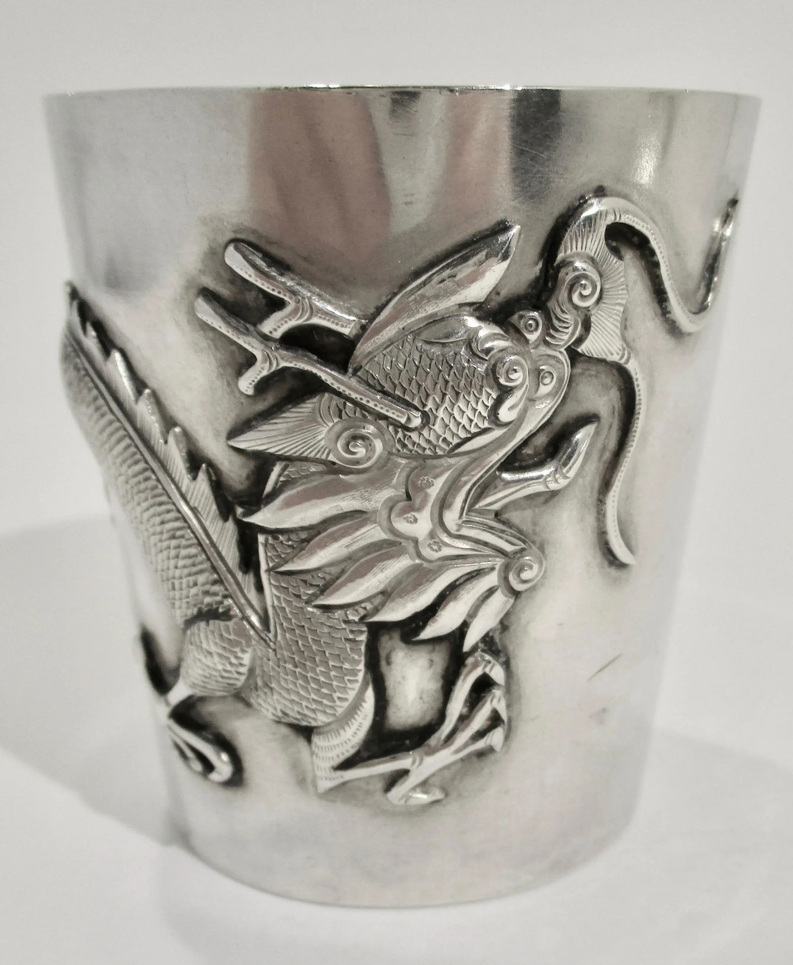 Sterling Silver Chinese Drinking Cup - 8
