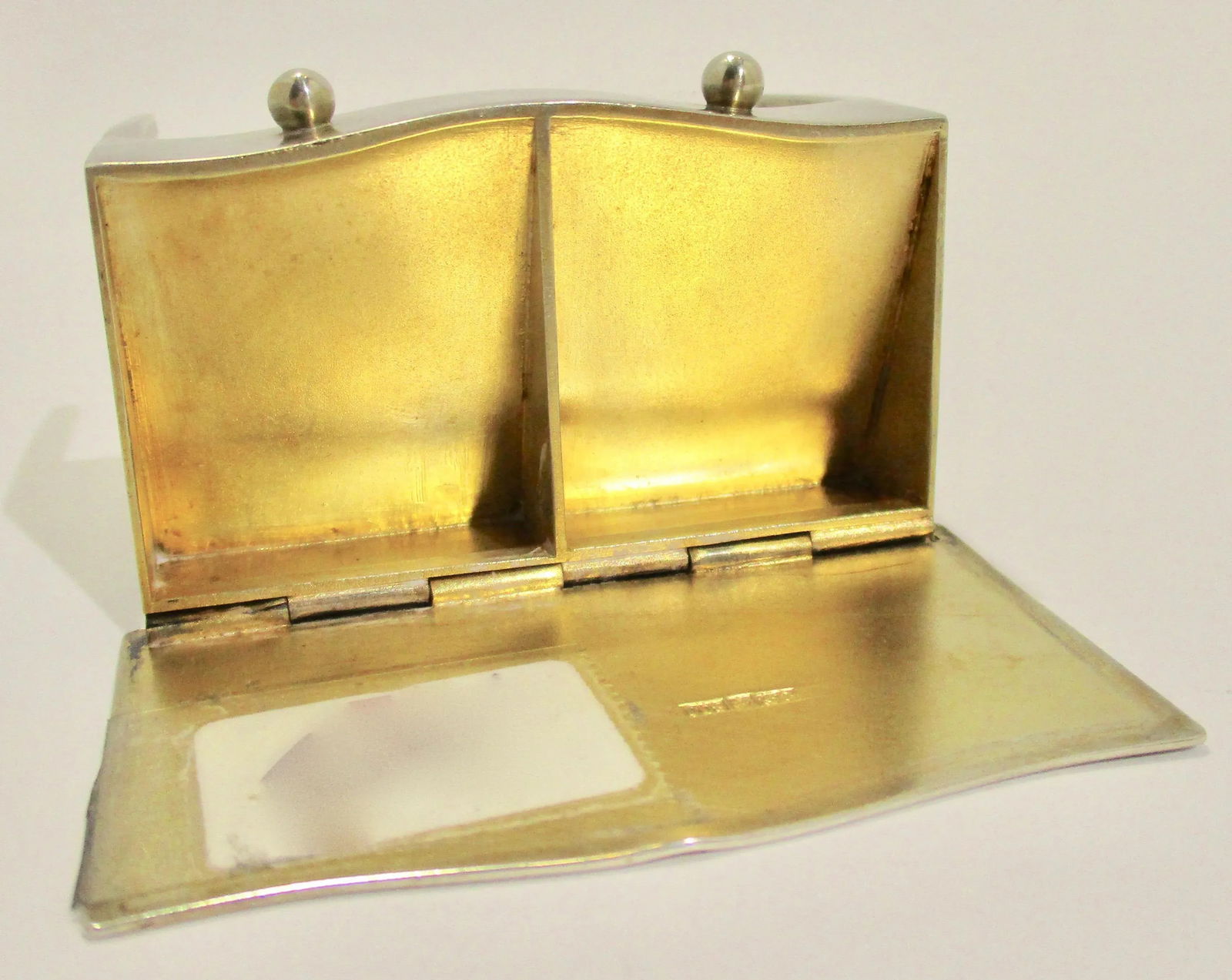 1910s Traditional Sterling Silver Small Table Form Box - 3