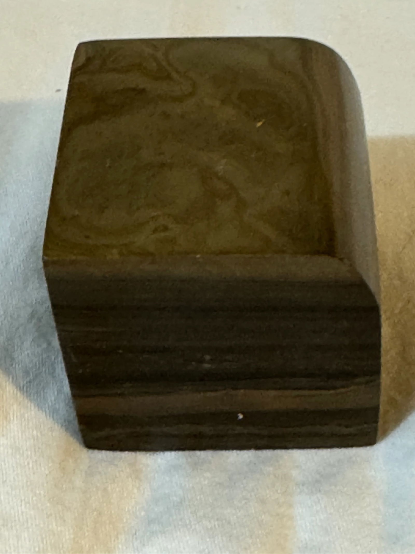 1970s Group of 3 Natural Striated Polished Petrified Wood Objet D 'Art - Set of 3 - 3