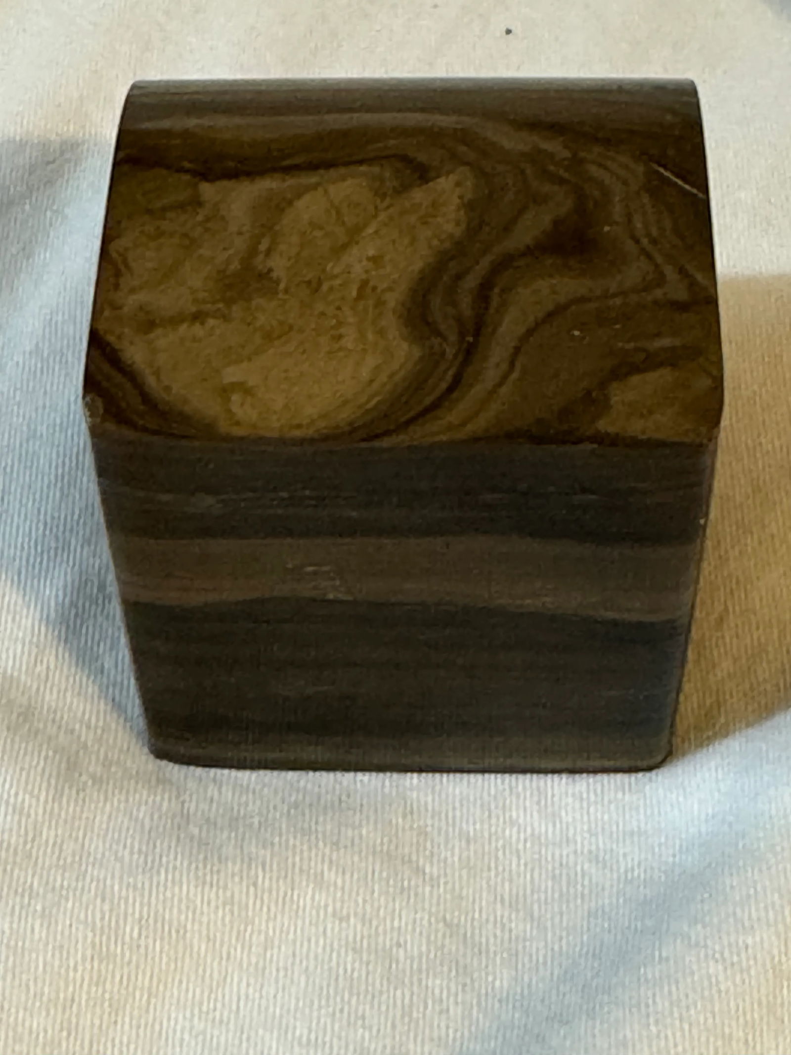 1970s Group of 3 Natural Striated Polished Petrified Wood Objet D 'Art - Set of 3 - 5